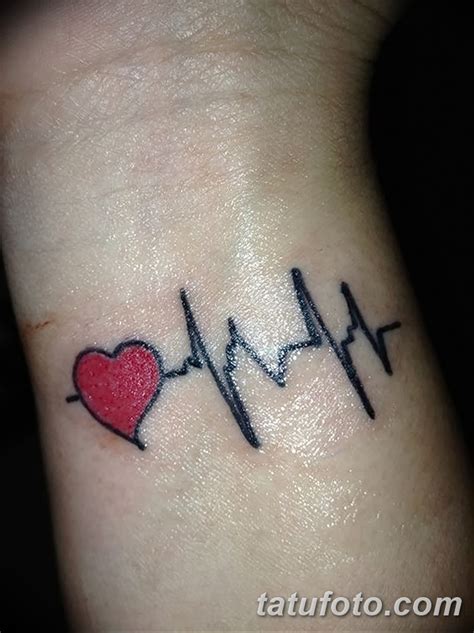 фото тату пульс от 21102017 №092 Tattoo Heart Rate