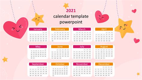 Leave An Everlasting 2021 Calendar Template Powerpoint
