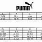 Puma Pants Size Chart