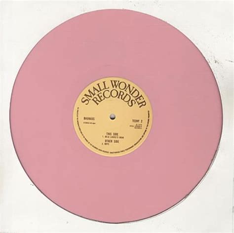 Bauhaus Bela Lugosis Dead Pink Vinyl Uk 12 Vinyl Single 12 Inch
