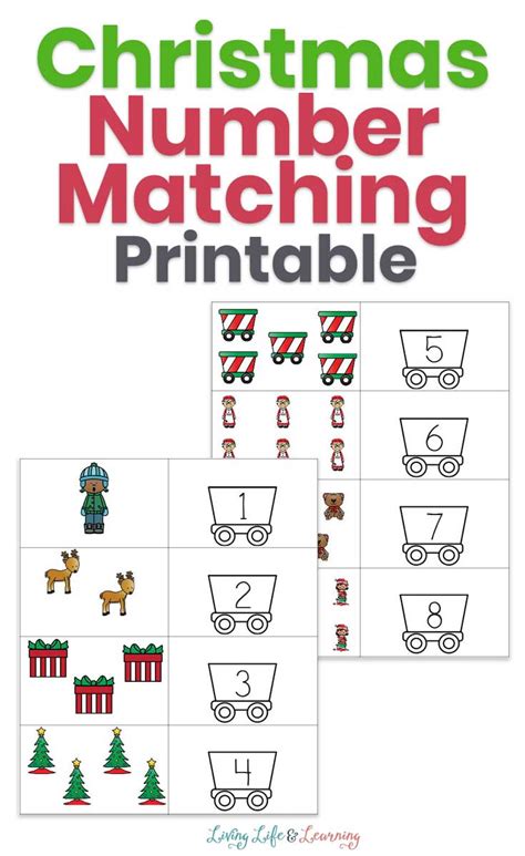 Christmas Number Puzzle Printable