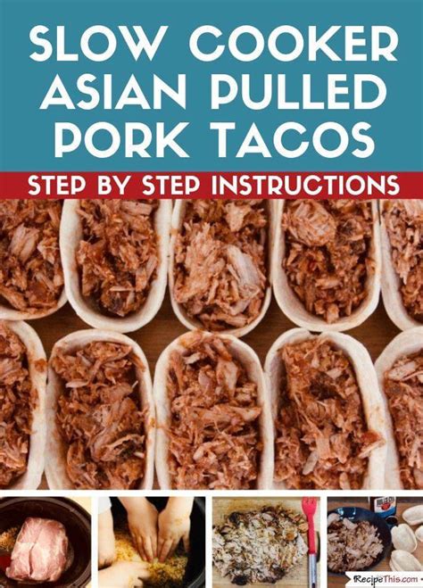 Asian Pulled Pork Tacos In The Slow Cooker Recipe This