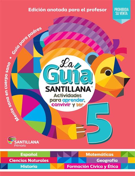 Libros de 5 grado de primaria contestados de geografia. Guia Santillana 5° Maestro By Copyright4 | Guia santillana ...