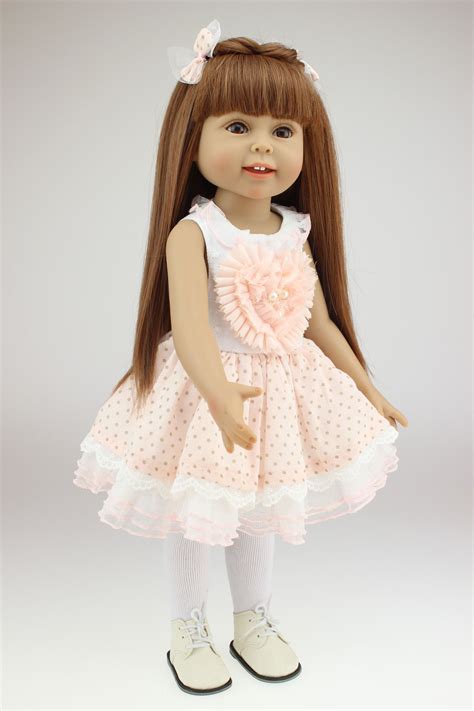 Doll Fashion Collectilble Full Vinyl American Girl 18 Inch Play Dolls