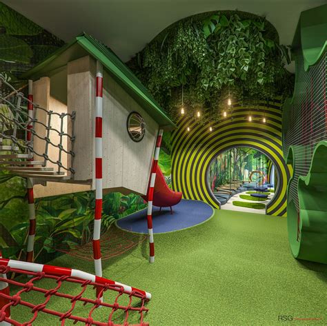 Playground Design And Visualization On Behance Daycare Design Playroom