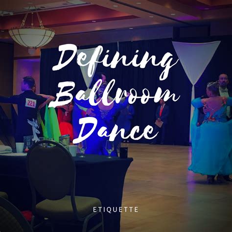 Defining Ballroom Dance Etiquette Dance Dress Couture