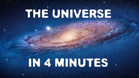 A Quick Animated Summary Of Everything In The Entire Universe In Four