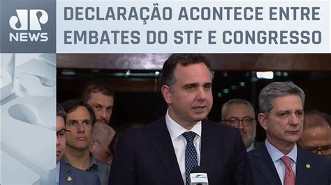 Pacheco diz que Senado vai discutir mandato para STF após nova