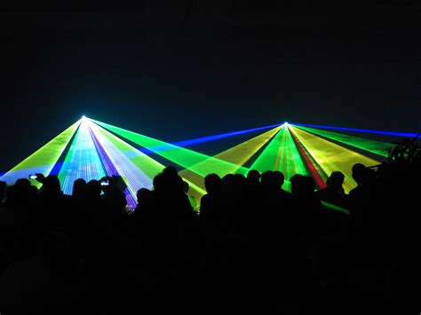 Laser Light Show At Concert Image Free Stock Photo Public Domain