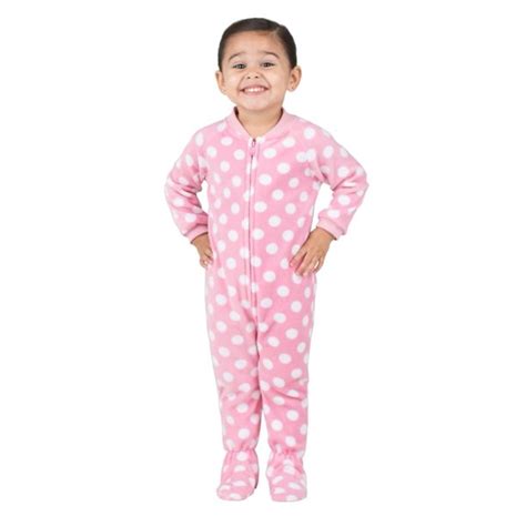 Footed Pajamas Footed Pajamas Pretty In Polka Infant Fleece Onesie