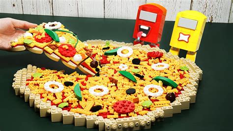 Making Lego Pizza For Among Us Stop Motion Cooking And Asmr Animation