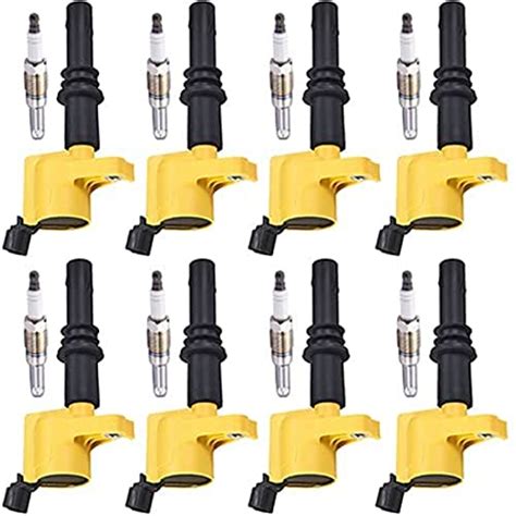 Ena Platinum Spark Plug And Heavy Duty Ignition Coil Pack Set Of 8