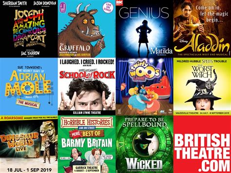 Half Term Shows In Londons West End July August 2019