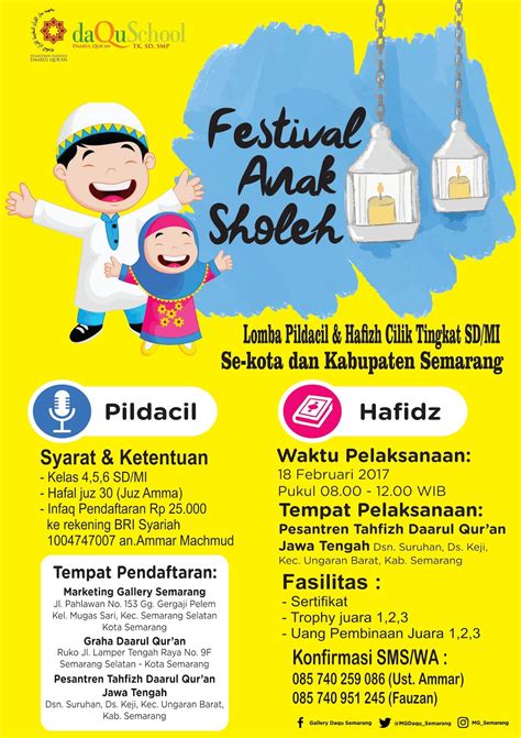 Proposal Festival Anak Sholeh Penggambar