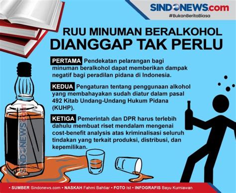 Berikut Ini Kadar Minuman Beralkohol Yang Bakal Dilarang Di Indonesia