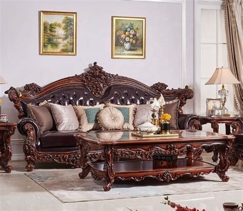 Maharaja Royal Sofa Set With High Quality Genuine Soiled Wood At Best