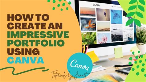 How To Create An Impressive Portfolio Using Canva Youtube