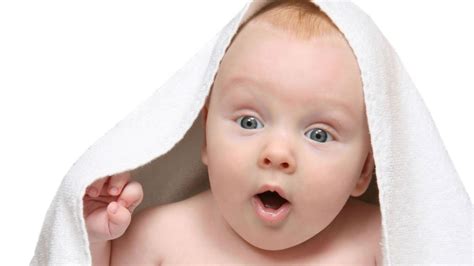 Nice Baby With Gray Eyes And White Towel Hd Cute Wallpapers Hd