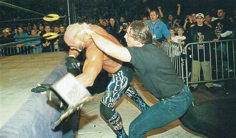 Hogan Bret Hart Starrcade 1997 Ring The Damn Bell