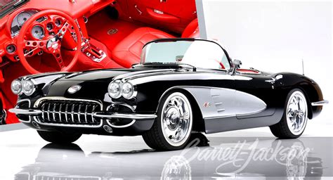 Stunningly Gorgeous 1958 Corvette Restomod Rides On C7 Chassis With An