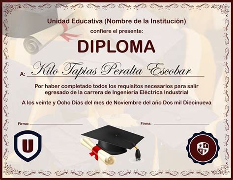 Diseños De Diplomas Para Graduaciones Colección 2 Birth Certificate