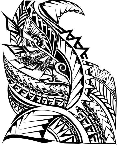 Samoan Tribal Drawings Clipart Best