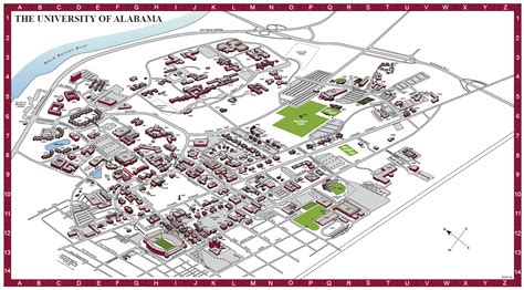 University Of Alabama Map Clip Art Library