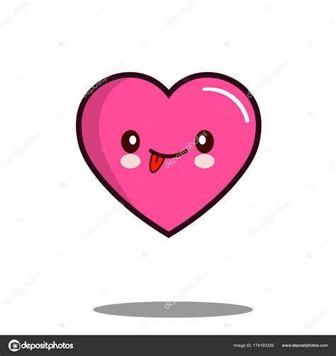 Cute Love Heart Picture Emoticon Cute Love Heart Cartoon Character
