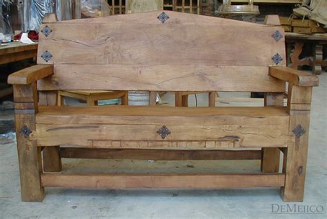 Choose from contactless same day delivery, drive up and more. Rustic Outdoor Bench, Banca Teocal - Demejico