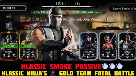 Fw Survivor Mode Fatal Battle Klassic Gold Team Gameplay Mk Mobile Youtube