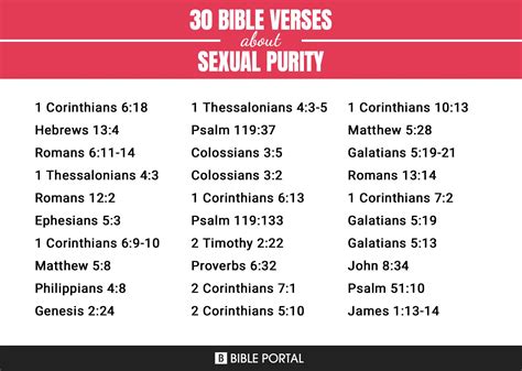 89 Bible Verses About Sexual Purity