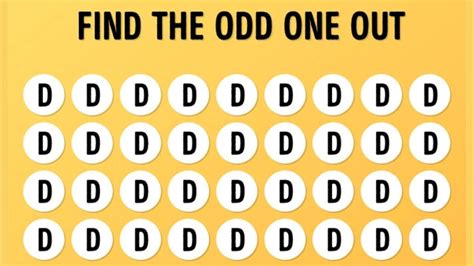 Brain Teaser To Test Your Iq Can You Spot The Hidden O Among Ds In