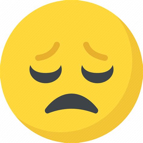 Depressed, disappointed face, sad face, smiley, unhappy icon - Download ...