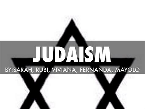Judaism By Sarah Gibbons
