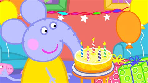 Peppa Pig Celebrates Edmond Elephants Birthday Peppapigofficial