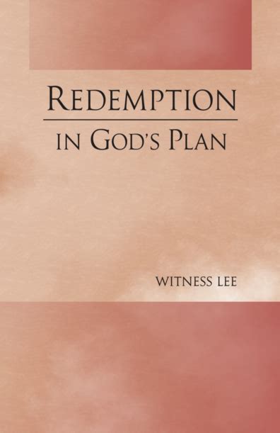 Redemption In Gods Plan The Truth Bookroom Singapore