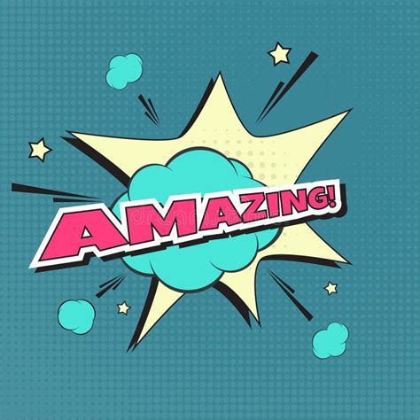 Amazing Text With Banner Stock Vector Illustration Of Emotion 102954797