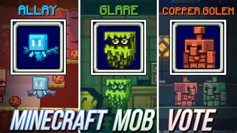 Minecraft 119 New Mobs Revealed Mob Vote 2021 Youtube