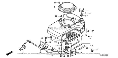 Honestly, we also have been realized that diagram of lawn mower engine is being one of the most popular field right now. Honda HRC216K1 HXAA LAWN MOWER, USA, VIN# MZAN-6100001 TO MZAN-7999999 Parts Diagram for FAN ...