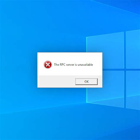 Fixed Rpc Server Is Unavailable Error In Windows 10
