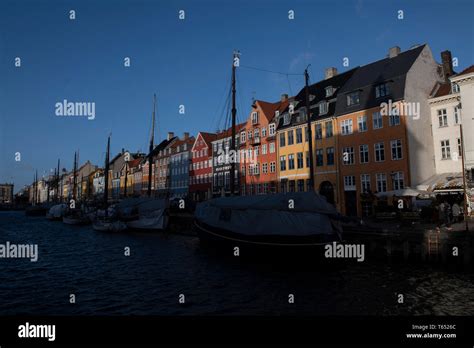 Waterfront Nyhavn New Harbour Copenhagen Denmark Stock Photo Alamy