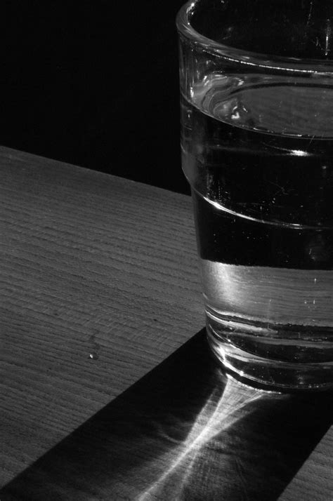 Free Images Table Water Light Black And White Wood Glass Reflection Color Drink