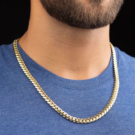 Solid Gold Cuban Link Chain Hollow The Gold Gods