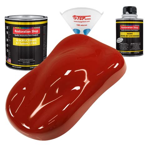 Restoration Shop Candy Apple Red Acrylic Enamel Auto Paint Complete