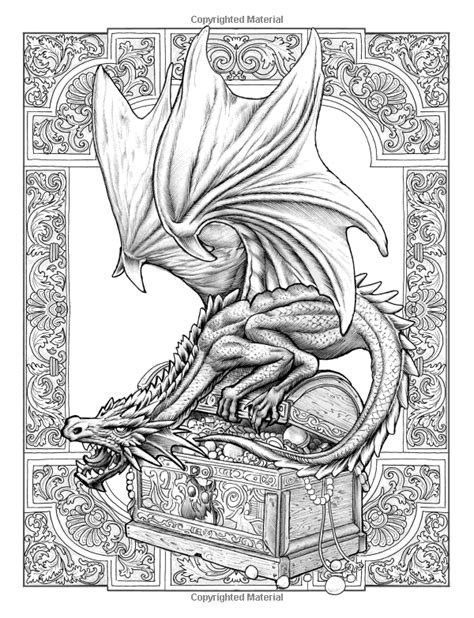 23 Lovely Photos Adult Coloring Page Undead Dragon Print Realistic
