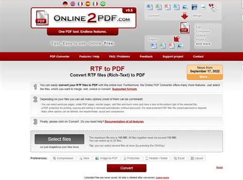 How To Convert Rtf To Pdf Free Online