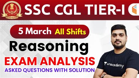 Ssc Cgl March All Shifts Reasoning Cgl Tier Exam Analysis