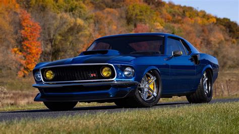 1969 Ford Mustang Boss 429 Blue