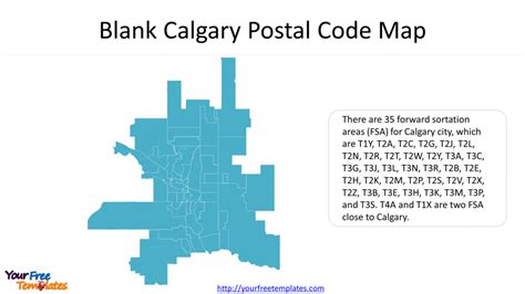 Calgary Canada Zip Code Map