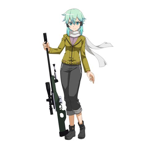 Sinon Sword Art Online And 1 More Danbooru